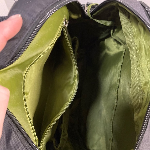 Eddie Bauer Black/Gray w Green Backpack Versatile and Durable - Picture 3 of 10